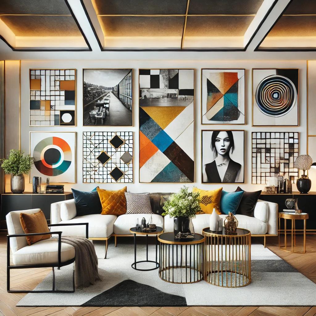 Art and accessories can add personality and style to your modern home interior.