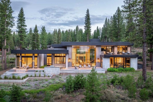 Mountain Modern Masterpiece: Martis Camp Estate with Golf Course Views Listed for $25 Million in California