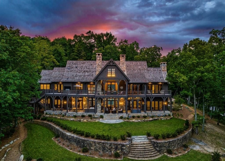 New Estate on Lake Glenville: Picture-Perfect Mountain Retreat in Western North Carolina for $9.95 Million