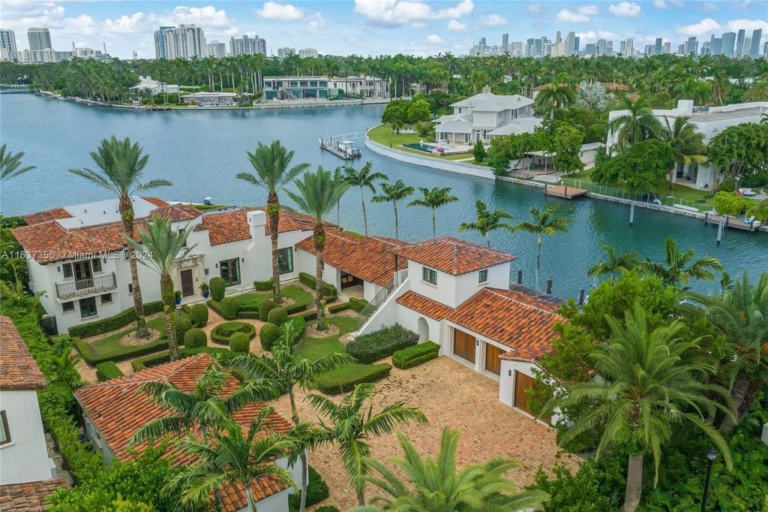 Rare Spanish Mediterranean Masterpiece in Miami Beach with Unobstructed Sunset Lake Views Listed at $34.5 Million