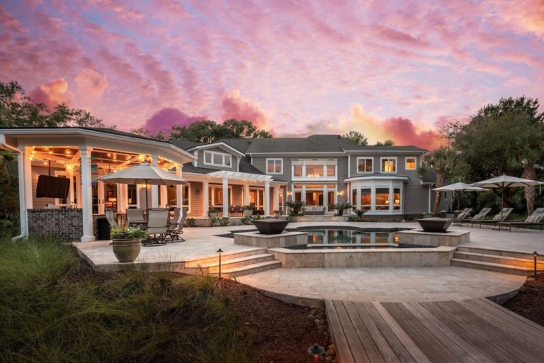 South Carolina Estate Showcases Elegant Features, Luxurious Finishes, and Exceptional Craftsmanship for $4.2 Million