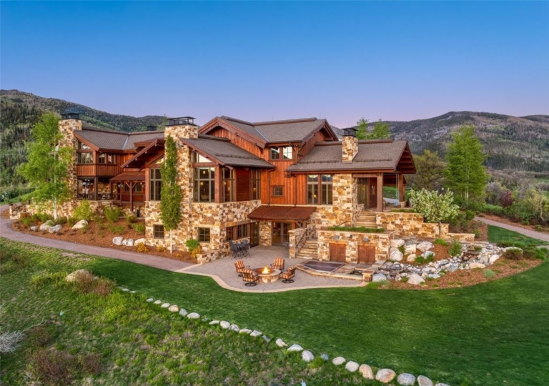 Spectacular Home in Alpine Mountain Ranch with Classic Timber Frame Construction Listed for $12.75 Million