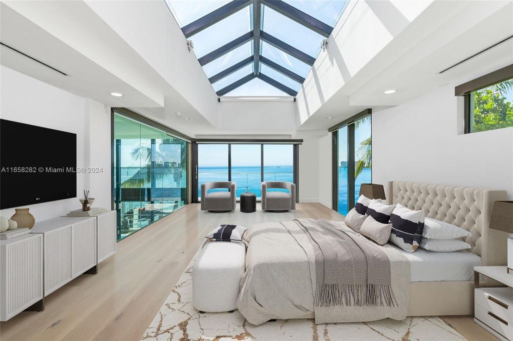 This elegant 5-bedroom, 7-bath estate spans 6,408 square feet and was built in 2019, offering a modern sanctuary of comfort and privacy.