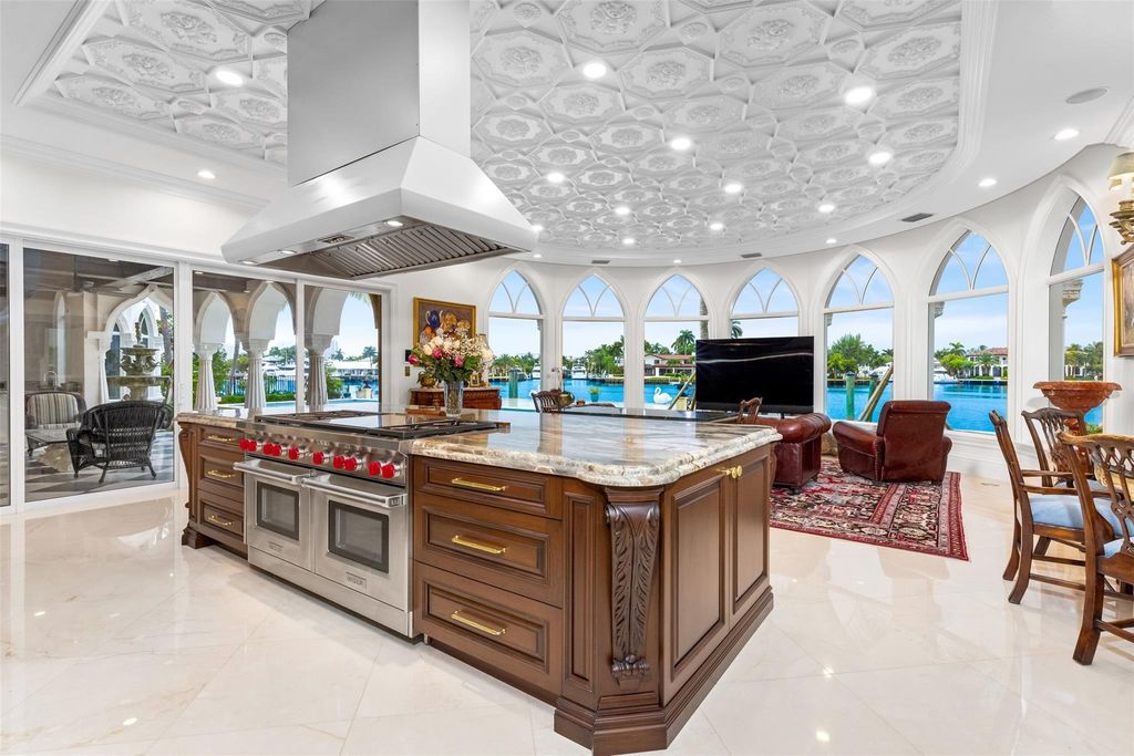 This newly built 7-bedroom, 8-bath estate at 745 Middle River Dr, Fort Lauderdale, spans 8,138 sq ft of luxury.