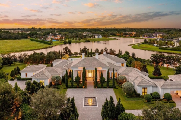 $24 Million Luxurious Lakefront Estate in Exclusive Stone Creek Ranch, Delray Beach