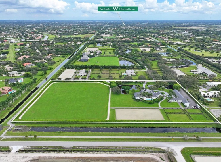 Exceptional $10 Million Equestrian Estate on 10 Acres in Palm Beach Point, Wellington