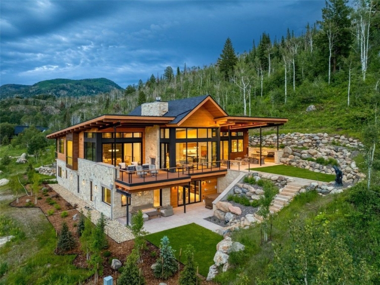 Exquisitely Designed Custom Mountain Contemporary Home in Colorado, Listed at $7,475,000