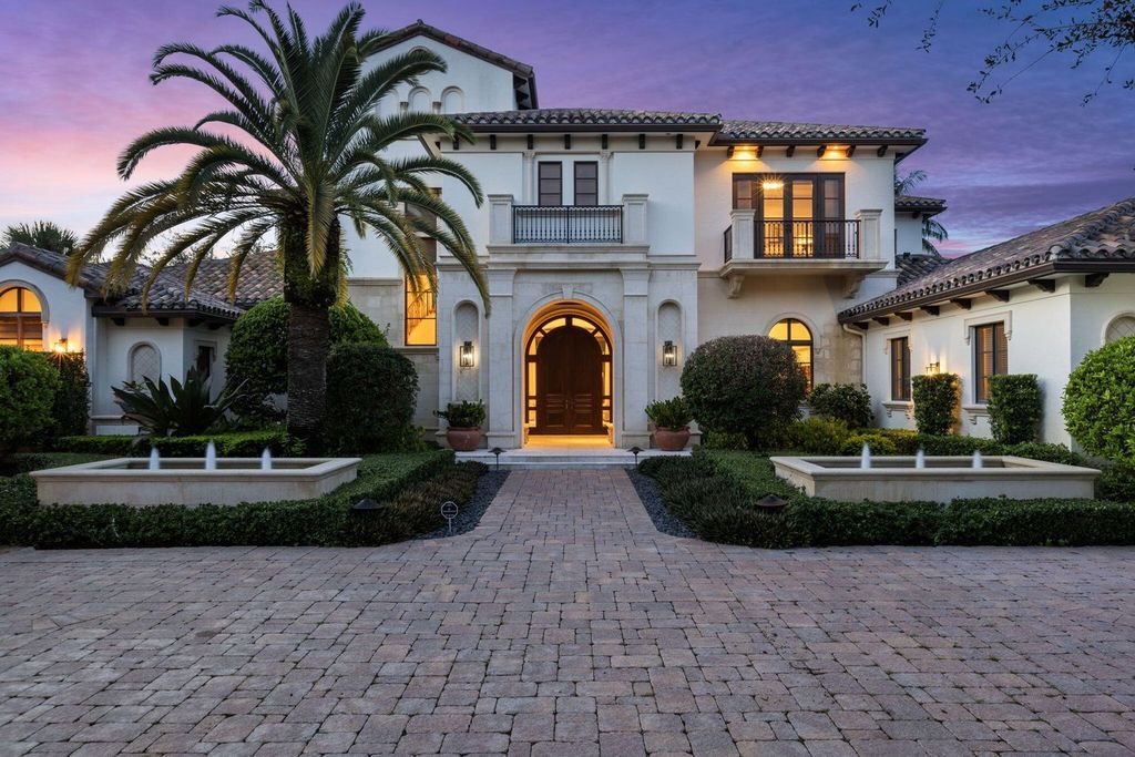 Crafted by renowned builder Lavelle Construction in 2010, this timeless estate spans nearly 10,000 square feet of luxurious living space and is set on a generous 1.1-acre lot, overlooking the 15th fairway.