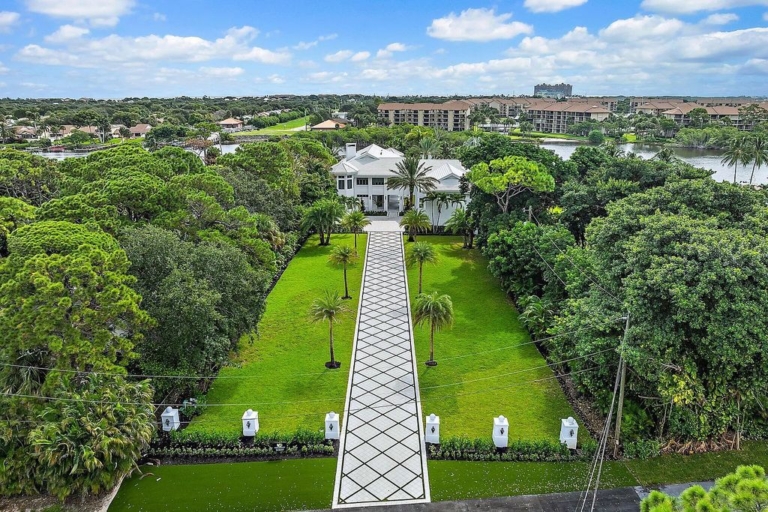 Luxurious $14 Million Waterfront Estate with 105 Feet of Intracoastal Frontage and 1.55 Acres in Palm Beach Gardens