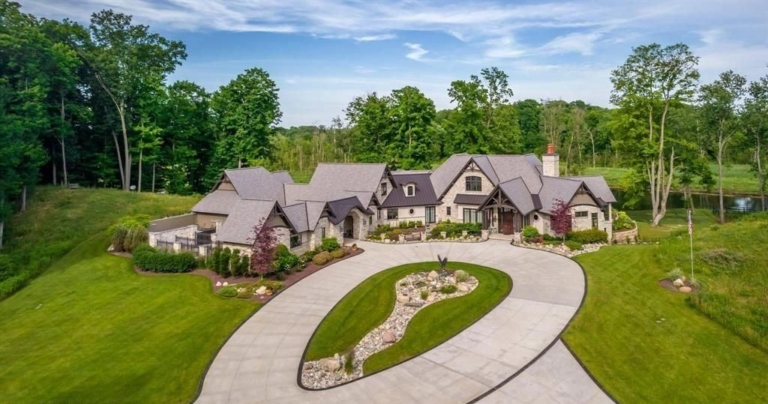 Luxury Ranch-Style Estate with Business Potential in Michigan, Priced at $6.5 Million