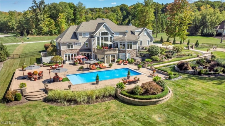 Picturesque Waite Hill Property Offering a Lifestyle of Luxury and Indoor-Outdoor Harmony, Priced at $2.4 Million