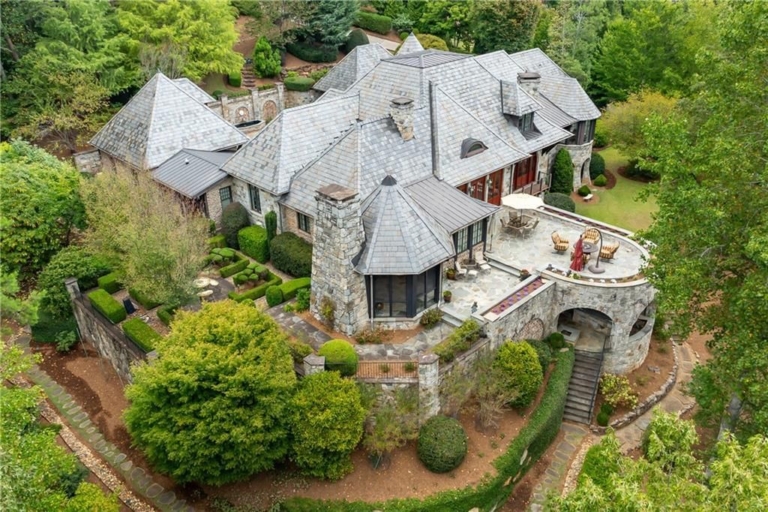 Pristine Old English-Style Manor with Panoramic Waterfront Views, Asking $6,989,000 in South Carolina