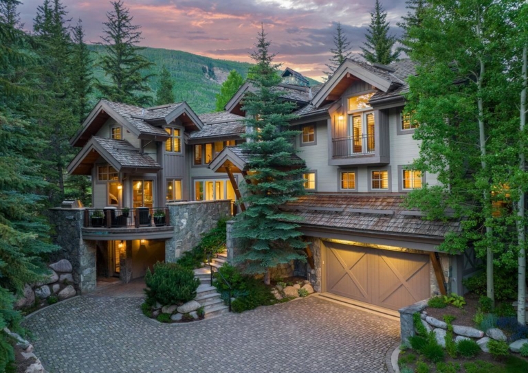 Refined Living in Colorado: Elegant Single-Family Home in Vail Golf Course Area, For Sale at $13.15 Million