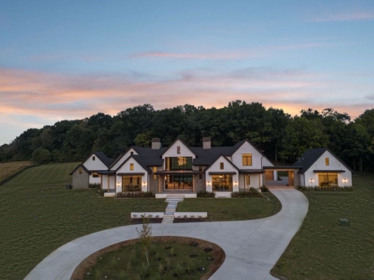 Unparalleled Luxury: Warm Contemporary Estate on Over 22 Private Acres Near Downtown Franklin, Asking $9,995,000