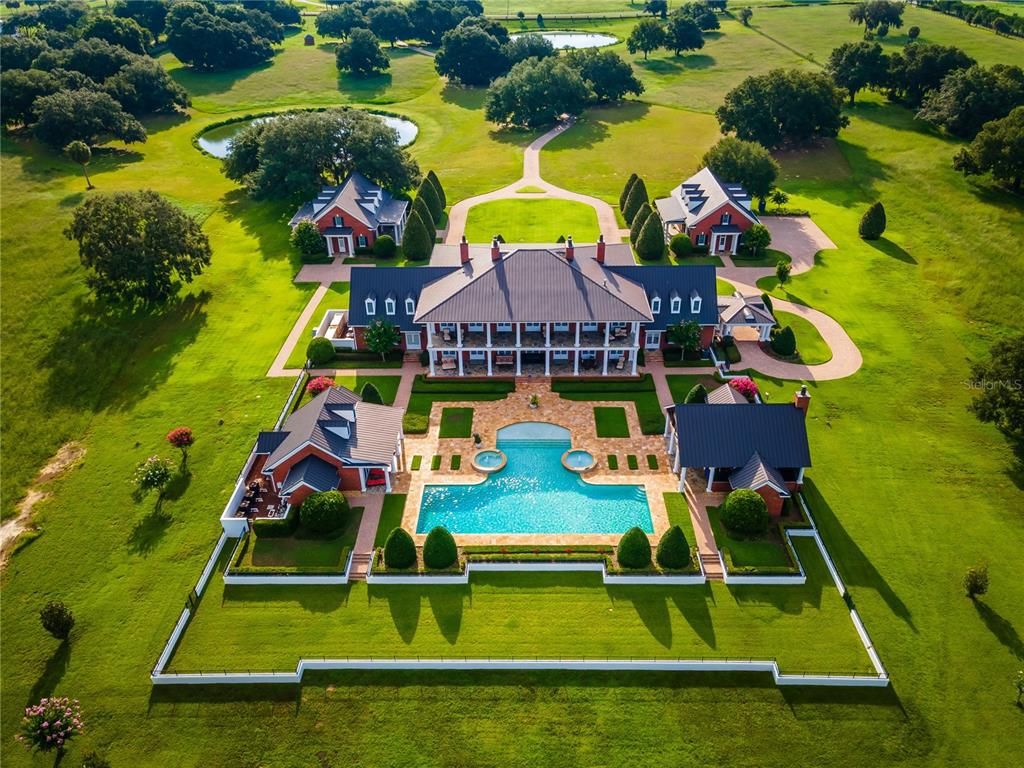 $10 Million Exquisite 50-Acre European-Style Estate with Resort-Style Amenities in Umatilla, Florida