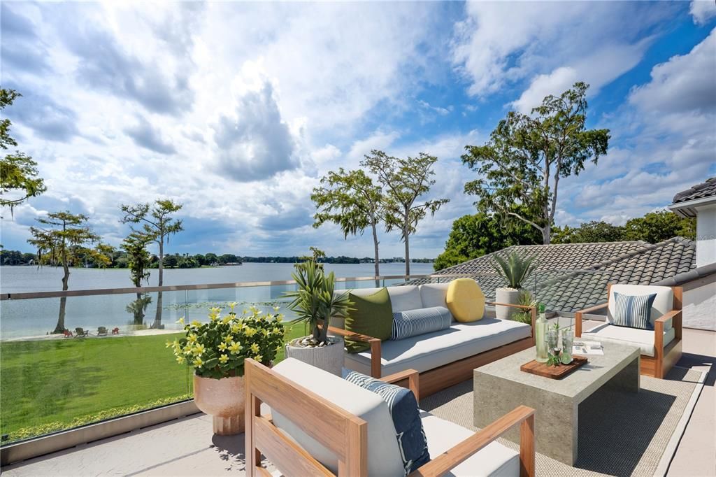 $10 Million Majestic Lakefront Mansion in Winter Park Offering Unmatched Luxury