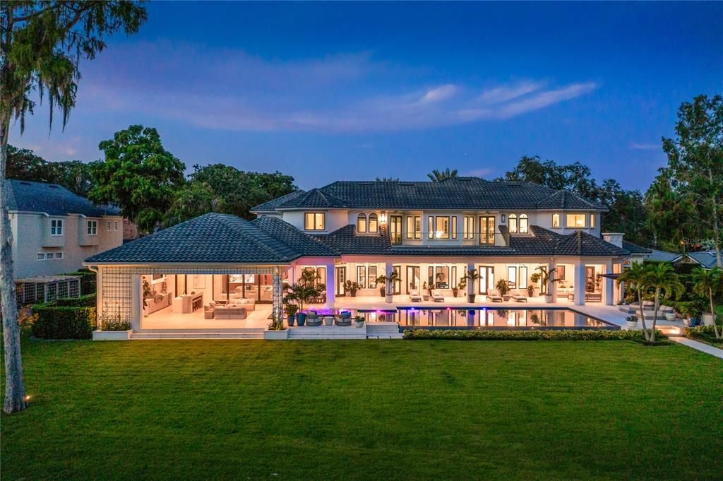 $10 Million Majestic Lakefront Mansion in Winter Park Offering Unmatched Luxury