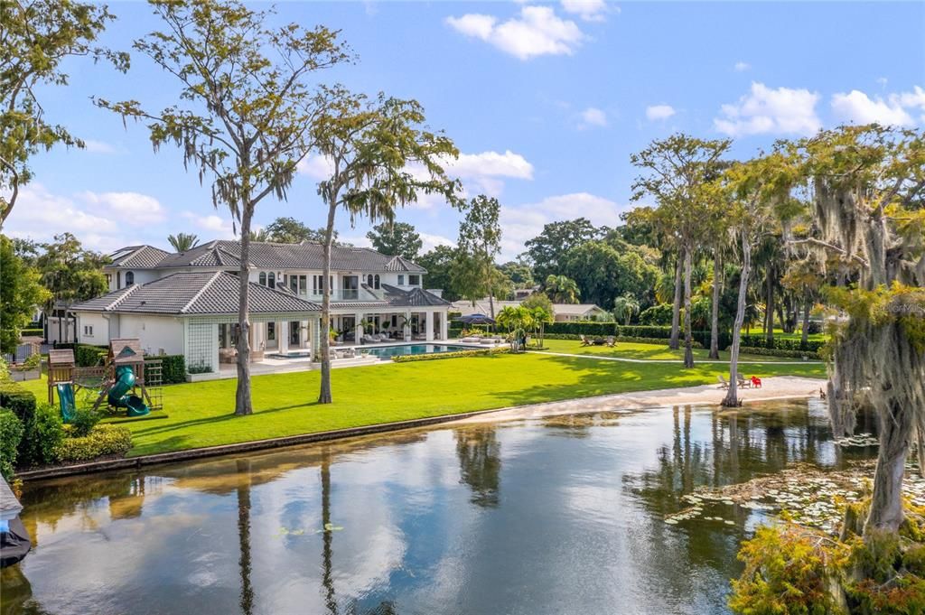 $10 Million Majestic Lakefront Mansion in Winter Park Offering Unmatched Luxury