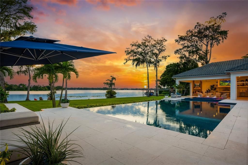 $10 Million Majestic Lakefront Mansion in Winter Park Offering Unmatched Luxury