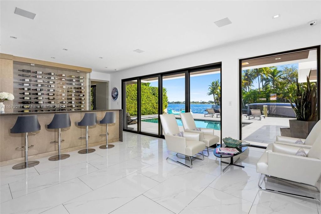 $10 Million North Miami Waterfront Estate with 6 Bedrooms and Luxury Finishes