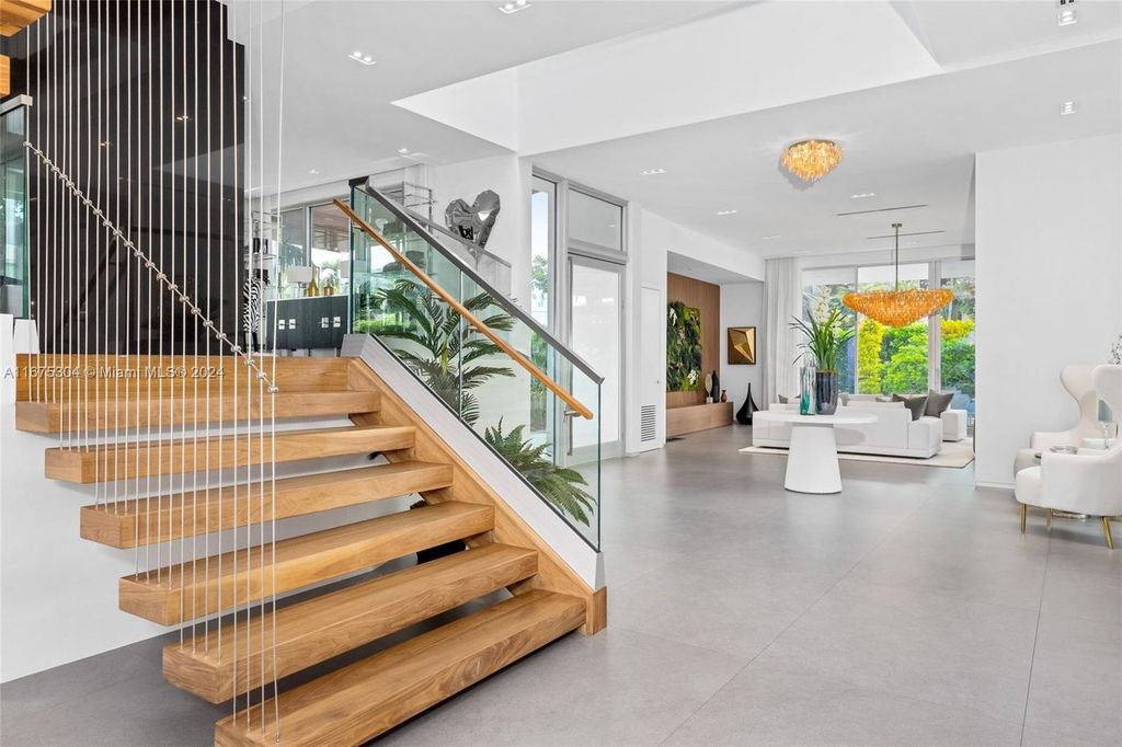 $11 Million Modern Luxury Estate Featuring Resort Style Amenities on Hibiscus Island Miami Beach