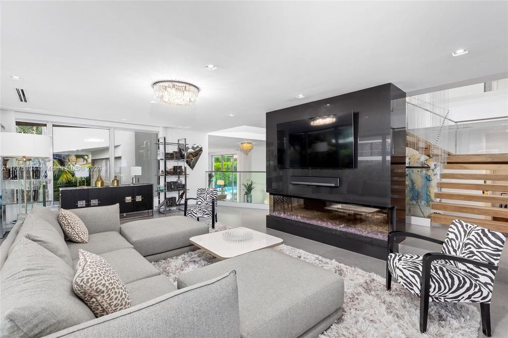 $11 Million Modern Luxury Estate Featuring Resort Style Amenities on Hibiscus Island Miami Beach