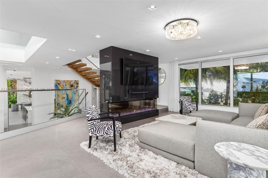 $11 Million Modern Luxury Estate Featuring Resort Style Amenities on Hibiscus Island Miami Beach