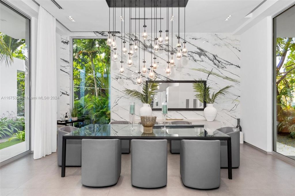 $11 Million Modern Luxury Estate Featuring Resort Style Amenities on Hibiscus Island Miami Beach