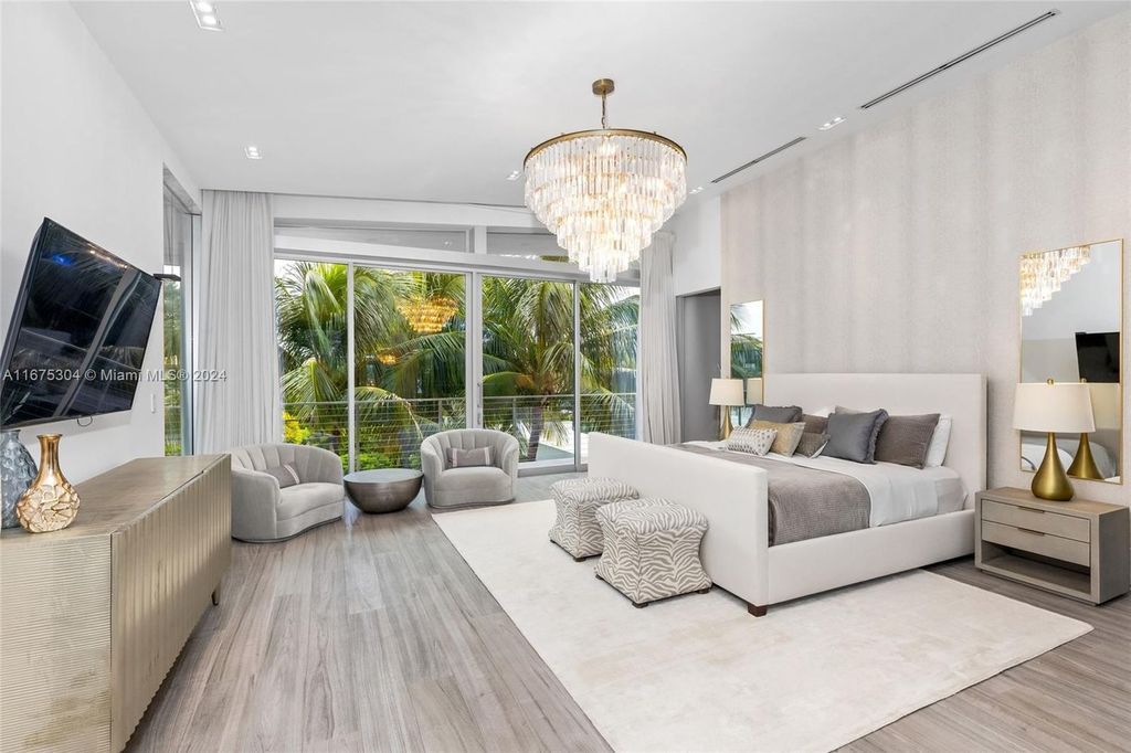 $11 Million Modern Luxury Estate Featuring Resort Style Amenities on Hibiscus Island Miami Beach