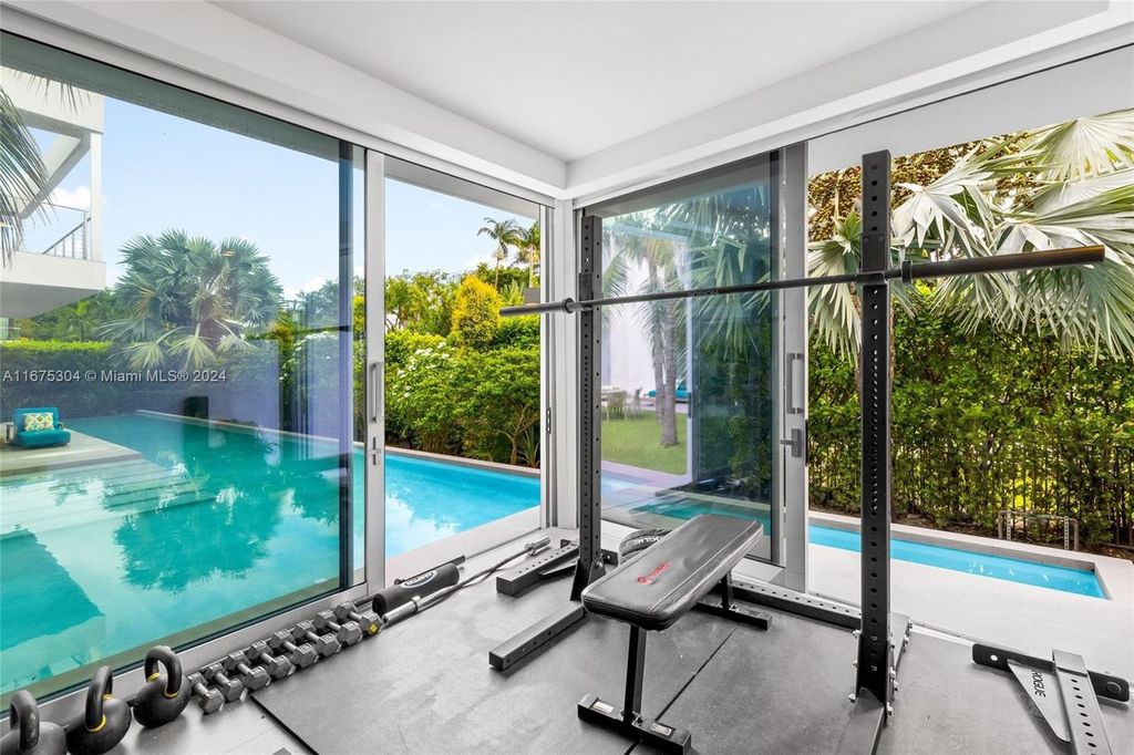 $11 Million Modern Luxury Estate Featuring Resort Style Amenities on Hibiscus Island Miami Beach