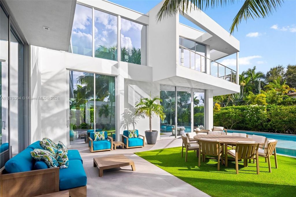 $11 Million Modern Luxury Estate Featuring Resort Style Amenities on Hibiscus Island Miami Beach