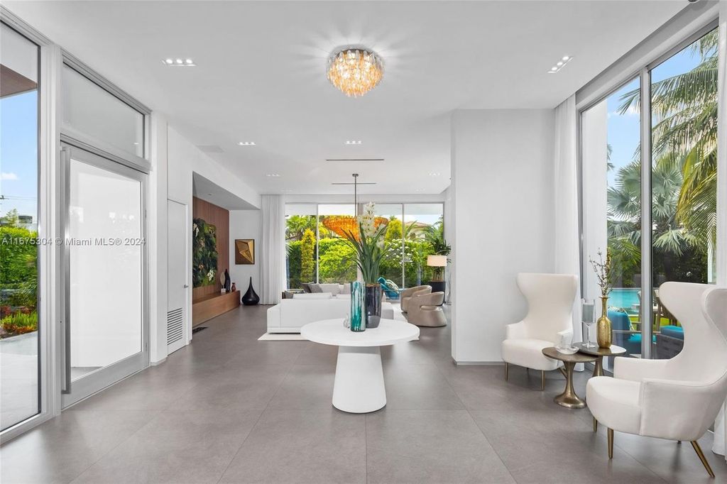 $11 Million Modern Luxury Estate Featuring Resort Style Amenities on Hibiscus Island Miami Beach