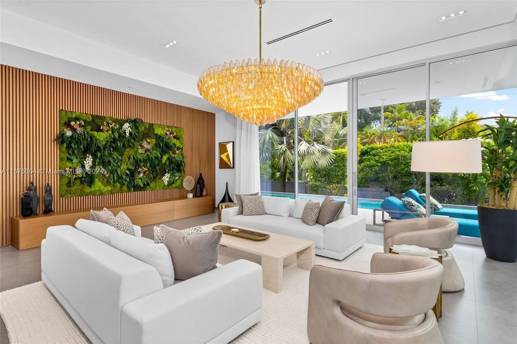 $11 Million Modern Luxury Estate Featuring Resort Style Amenities on Hibiscus Island Miami Beach