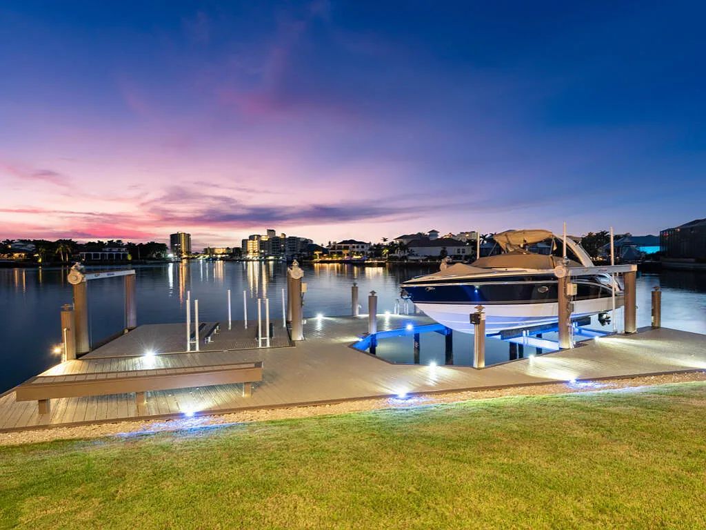 $13.9 Million Spectacular Custom-Built Home with Expansive Outdoor Living and Breathtaking Bay Views in Marco Island