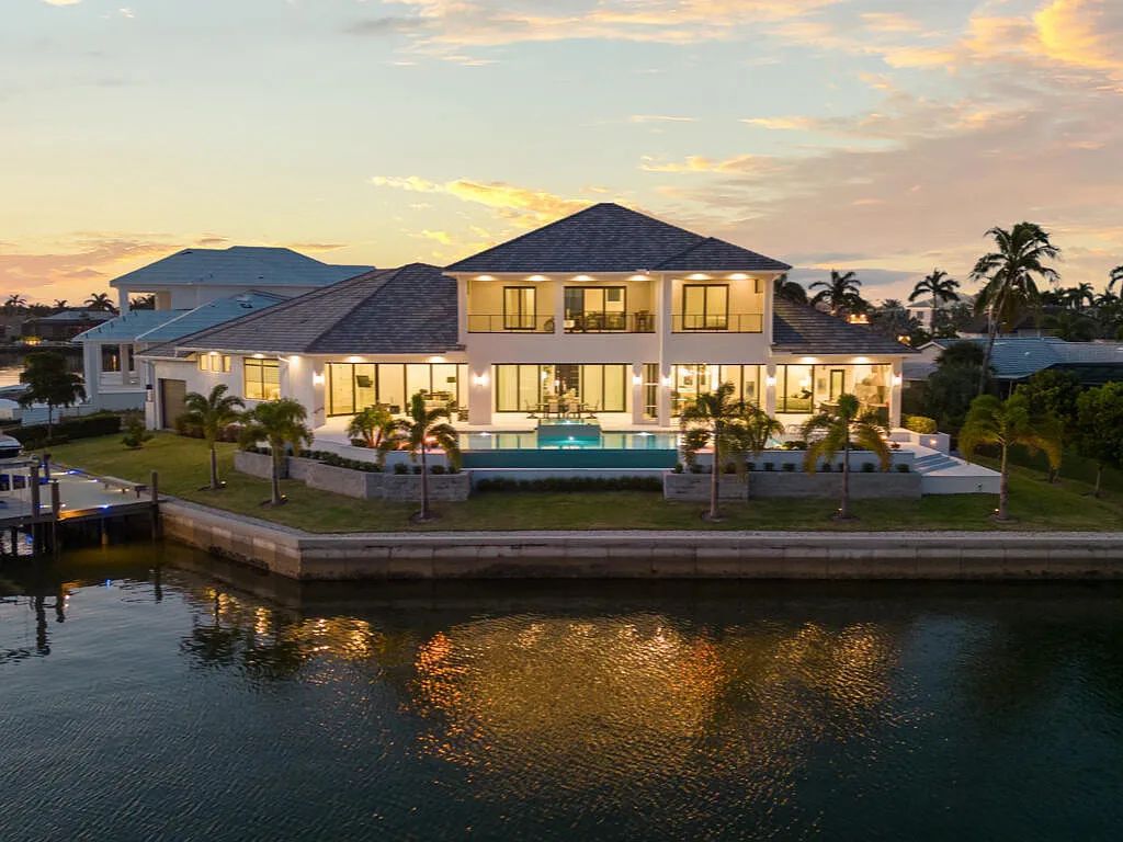 $13.9 Million Spectacular Custom-Built Home with Expansive Outdoor Living and Breathtaking Bay Views in Marco Island