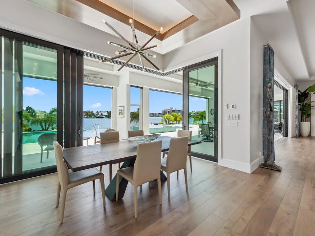 $13.9 Million Spectacular Custom-Built Home with Expansive Outdoor Living and Breathtaking Bay Views in Marco Island