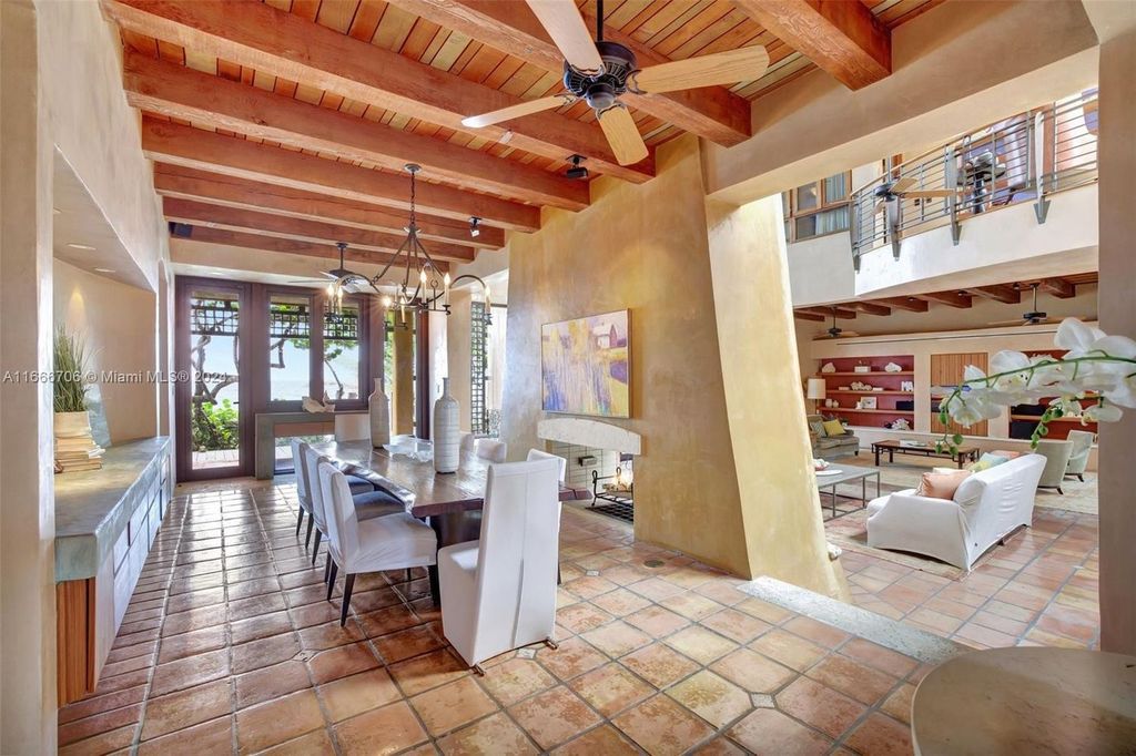 $16 Million Santa Fe-Inspired Oceanfront Estate with Private Dock in Hillsboro Beach