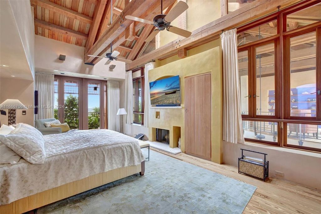 $16 Million Santa Fe-Inspired Oceanfront Estate with Private Dock in Hillsboro Beach