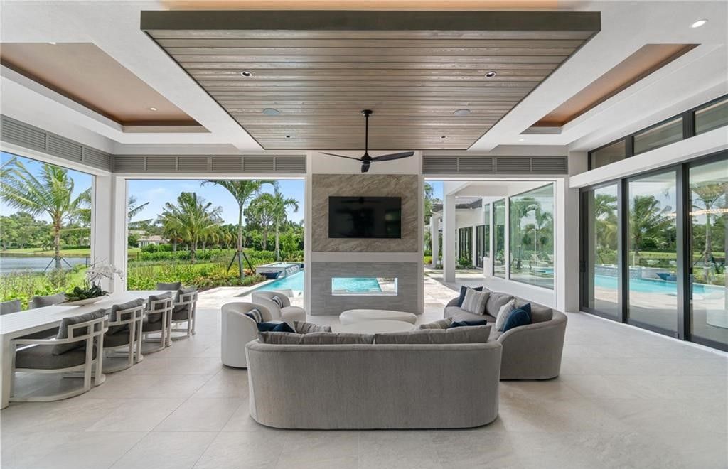 $17.5 Million Lakefront Estate in Naples Offering Unparalleled Craftsmanship