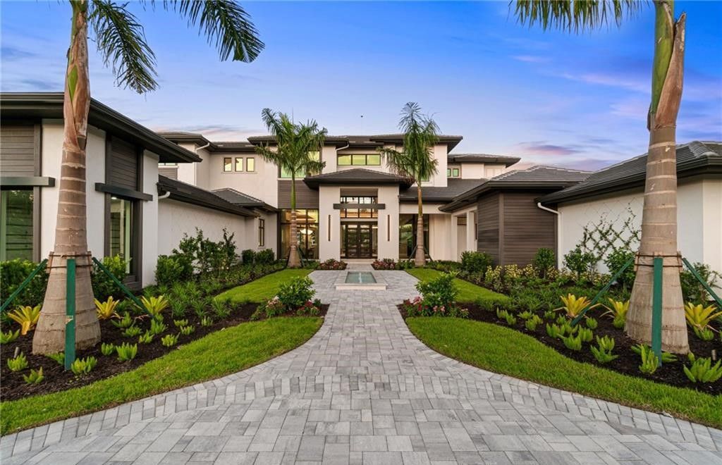 $17.5 Million Lakefront Estate in Naples Offering Unparalleled Craftsmanship