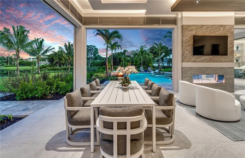 $17.5 Million Lakefront Estate in Naples Offering Unparalleled Craftsmanship