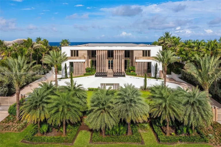 $79 Million Modern Masterpiece on 1.5 Acres with Ocean and Intracoastal Frontage in Manalapan