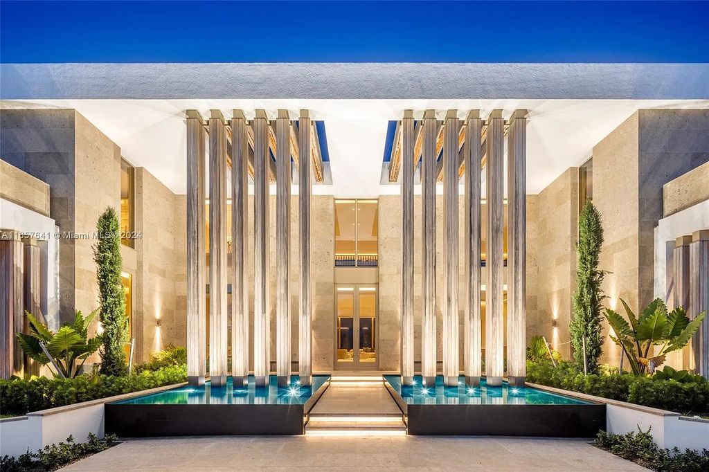 $79 Million Modern Masterpiece on 1.5 Acres with Ocean and Intracoastal Frontage in Manalapan