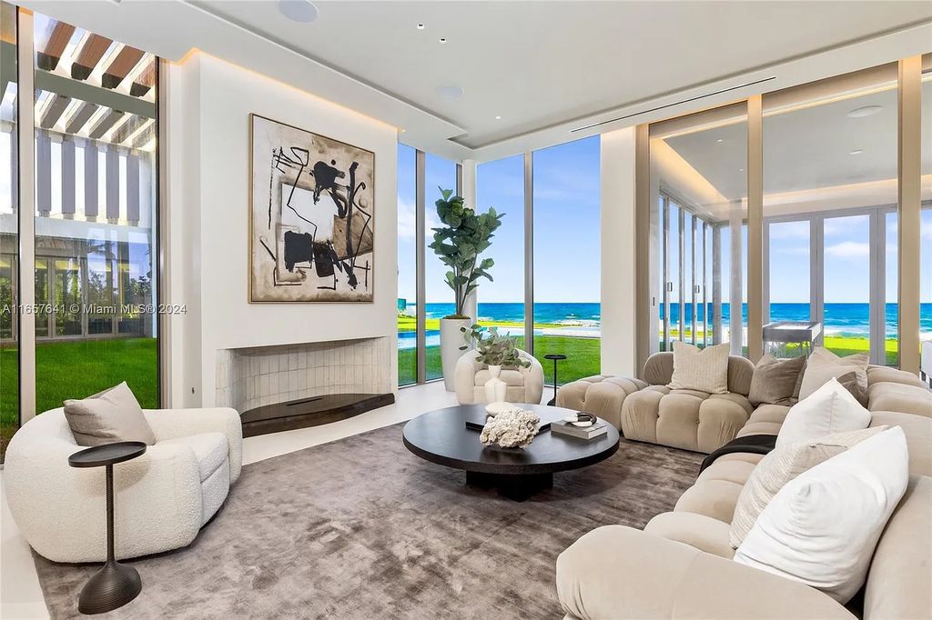 $79 Million Modern Masterpiece on 1.5 Acres with Ocean and Intracoastal Frontage in Manalapan