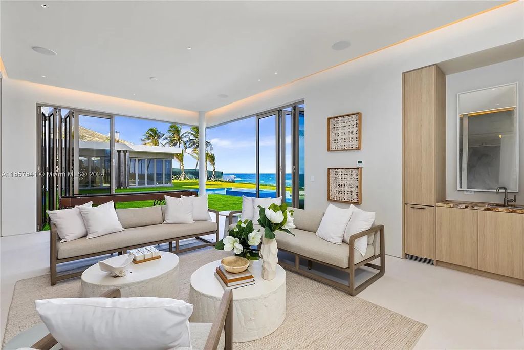 $79 Million Modern Masterpiece on 1.5 Acres with Ocean and Intracoastal Frontage in Manalapan