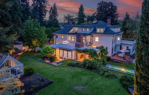 Charming English Countryside Estate with Modern High Style in Dunthorpe, Oregon Listed for $6.6 Million