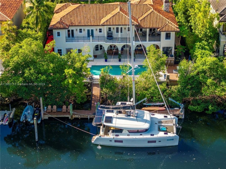 Exclusive $14.9 Million Waterfront Estate in Coral Gables with Direct Ocean Access and Luxurious Amenities