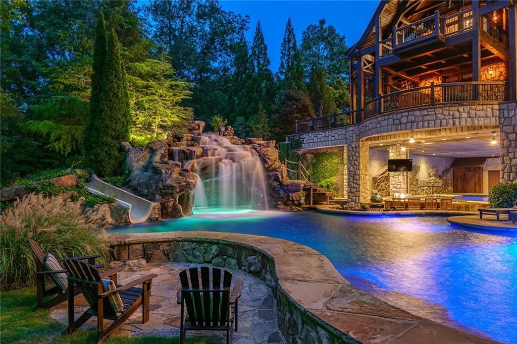 Georgia Estate with Resort Style Pool Artisanal Craftsmanship and Private Lake Listed for 11.5 Million 44