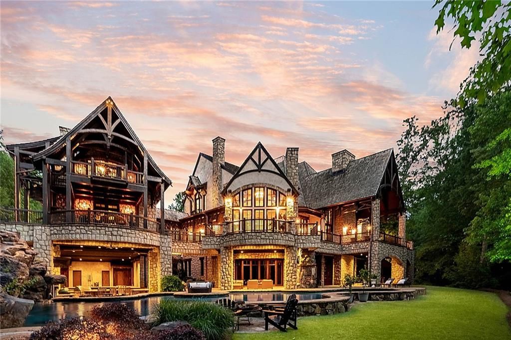 Georgia Estate with Resort Style Pool Artisanal Craftsmanship and Private Lake Listed for 11.5 Million 48