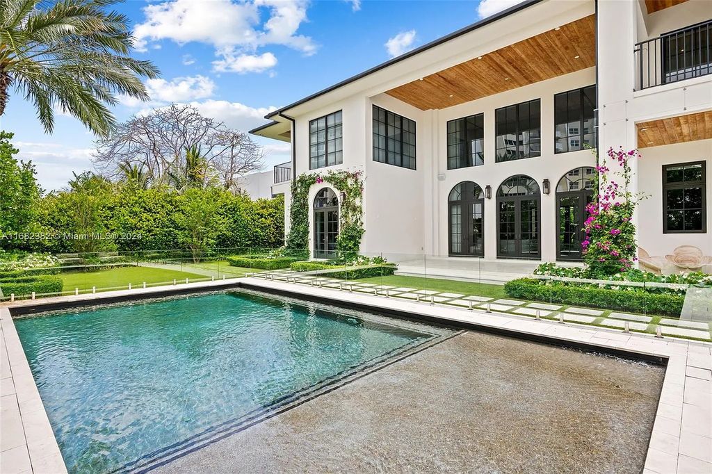 Luxurious $10 Million Mediterranean Waterfront Estate with Designer Interiors in Hallandale Beach